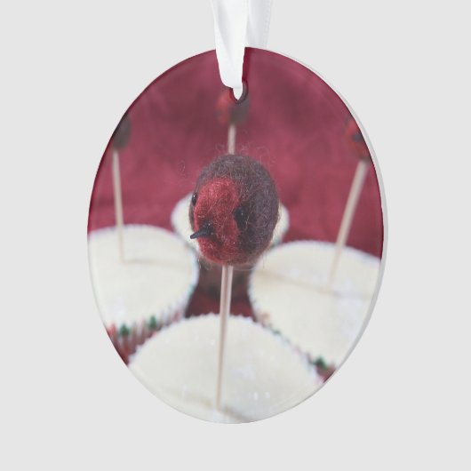 Robin Cupcakes-Ornament Ornament (voorkant)