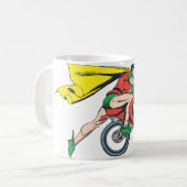 Robin & Cycle Koffiemok (Voorkant links)