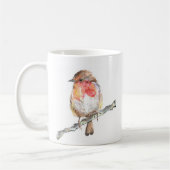 Robin de Noël Art Mug (Gauche)