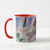 Robin de Noël Mug (Gauche)