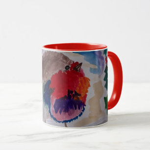 Robin de Noël Mug