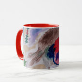 Robin de Noël Mug (Devant gauche)