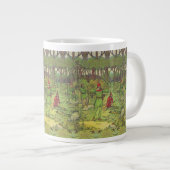 Robin Des Bois Dans La Forêt Grande Mug De Café (Devant droit)
