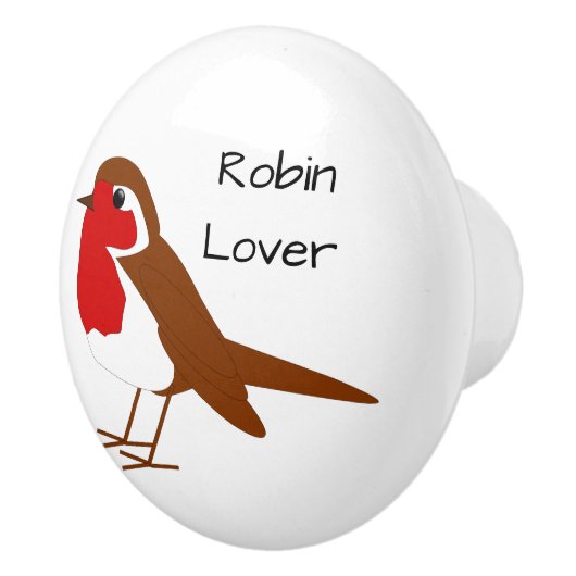 Robin Design Personalised Keramische Knop (Rechts)