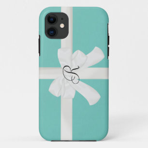 Robin Egg Blue Custom Initiaal iPhone Case
