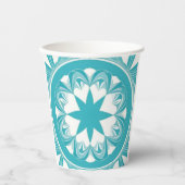 Robin Egg Blue Papieren Bekers (Voorkant)