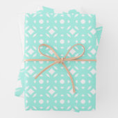 Robin Egg Blue Pattern Inpakpapier Vel (In situ)