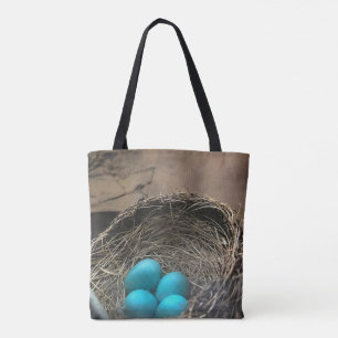 Robin Egg Canvas tas