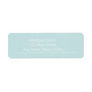 Robin Ei Blauw Bruiloft Retouradres Labels
