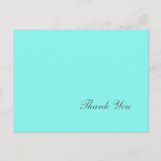 robin ' eicelblauwe turquoise aqua blue bruiloft briefkaart (Voorkant)