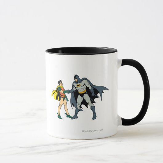 Robin en Batman Handshake Mok (Rechts)