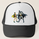 Robin en Batman Handshake Trucker Pet (Voorkant)