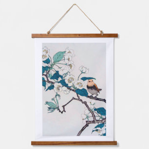 Robin en Cherry Blossom, Imao Keinen Hangend Wandkleed