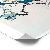 Robin en Cherry Blossom, Imao Keinen Poster (Hoek)