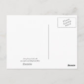 Robin en green Inch Worm Briefkaart (Achterkant)