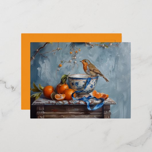 Robin - Folie Briefkaarten (Voorkant / Achterkant)