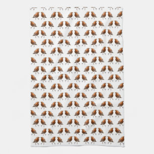 Robin Frenzy Kitchen Towel (kies kleur) Theedoek