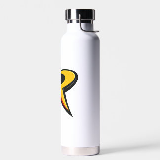 Robin geïnspireerd logo waterfles