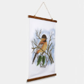 Robin Hangend Wandkleed (Gebogen)