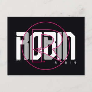 Robin Hi-Tech Naam Graphic Briefkaart