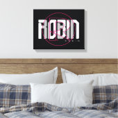 Robin Hi-Tech Naam Graphic Canvas Afdruk (Insitu (Slaapkamer))