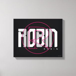 Robin Hi-Tech Naam Graphic Canvas Afdruk