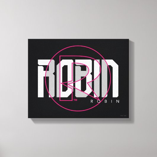 Robin Hi-Tech Naam Graphic Canvas Afdruk (Voorkant)