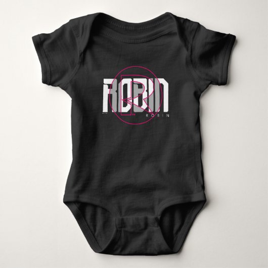 Robin Hi-Tech Naam Graphic Romper (Voorkant)