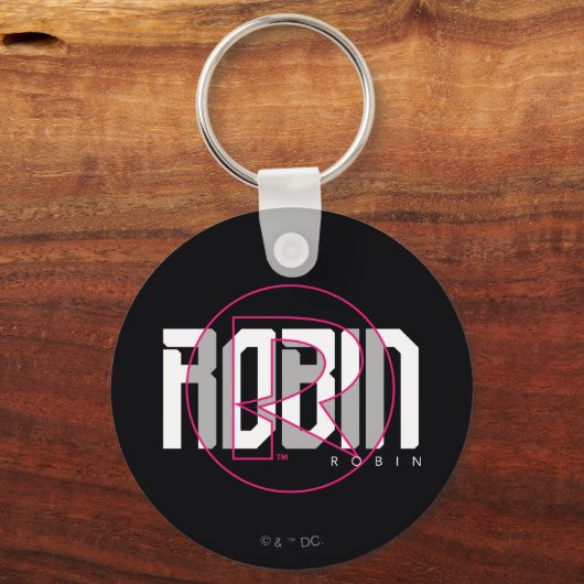 Robin Hi-Tech Naam Graphic Sleutelhanger (Voorkant)