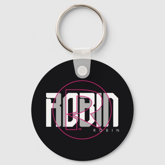 Robin Hi-Tech Naam Graphic Sleutelhanger (Achterkant)