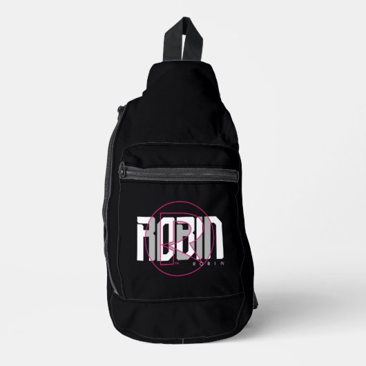 Robin Hi-Tech Naam Graphic Sling Bag (Voorkant)