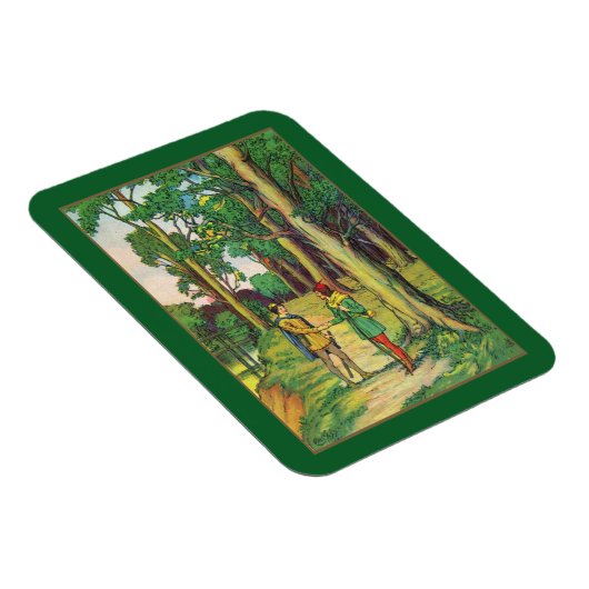 Robin Hood And Little John Magnet Magneet (Rechterzijde)