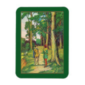 Robin Hood And Little John Magnet Magneet (Verticaal)
