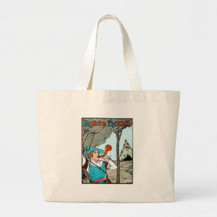 Robin Hood Antieke Illustratie Vrolijke Mannen Grote Tote Bag