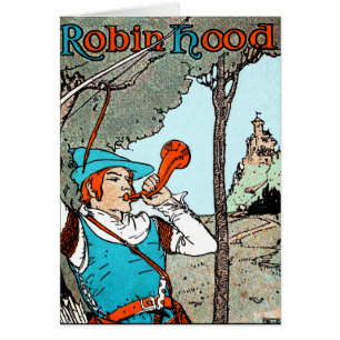 Robin Hood Antique Illustration Joyeux Hommes