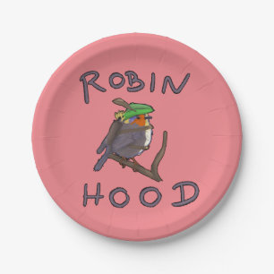 Robin Hood bird Papieren Bordje