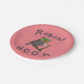 Robin Hood bird Papieren Bordje (Gekanteld)