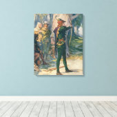 Robin Hood Canvas Afdruk (Insitu (Houten vloer))