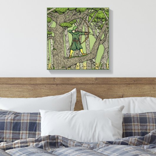 Robin Hood Canvas Afdruk (Insitu (Slaapkamer))