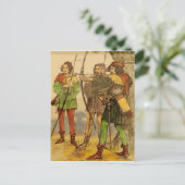 Robin Hood  Design Briefkaart (Staand voorkant)