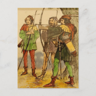 Robin Hood  Design Briefkaart