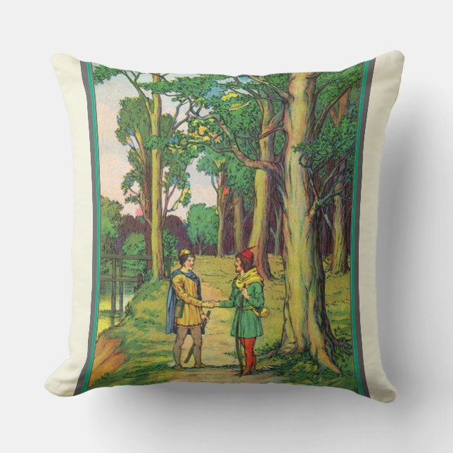Robin Hood en Little John Kussen (Voorkant)
