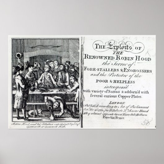 Robin Hood en zijn moeder Poster (Voorkant)