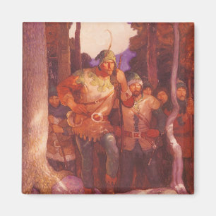  Robin Hood en Zijne Mannen van de NC Wyeth Magneet