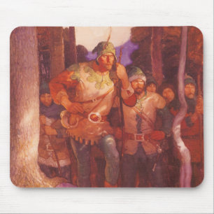  Robin Hood en Zijne Mannen van de NC Wyeth Muismat