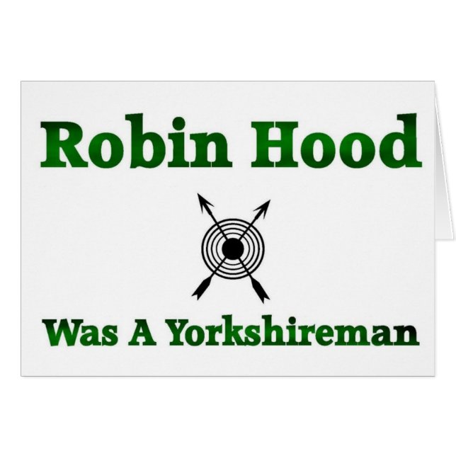 Robin Hood Était Un Yorkshireman (Devant horizontal)