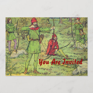 Robin Hood in het bos Kaart