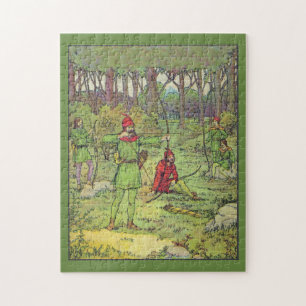Robin Hood in het bos  Legpuzzel