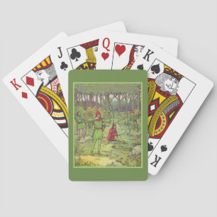 Robin Hood in het bos Pokerkaarten