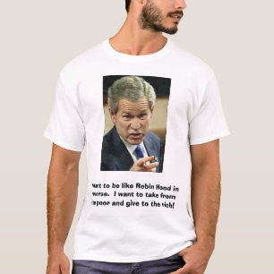 Robin Hood in omgekeerde T-shirt
